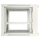 Extralink Szafka wisząca rack 9U 600x600 szara metalowe drzwi EX.13025 - 489308 - zdjęcie 5